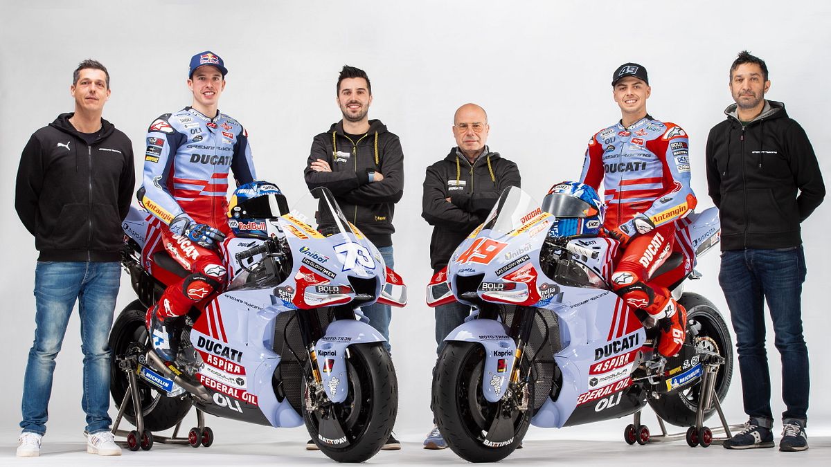Il team Gresini si svela: due Ducati per Alex Marquez e Di Giannantonio