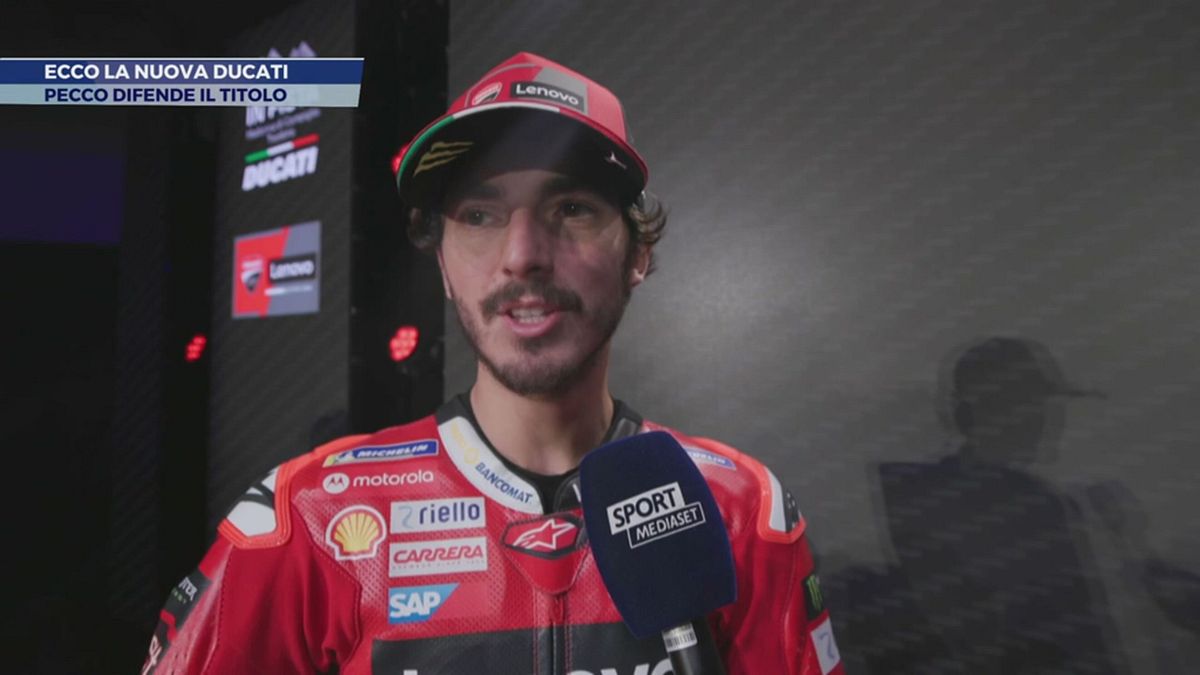 Bagnaia svela il team Ducati