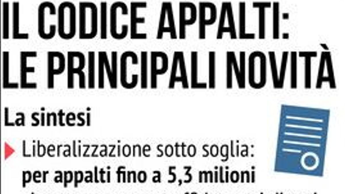 Il codice appalti, ecco le principali novità