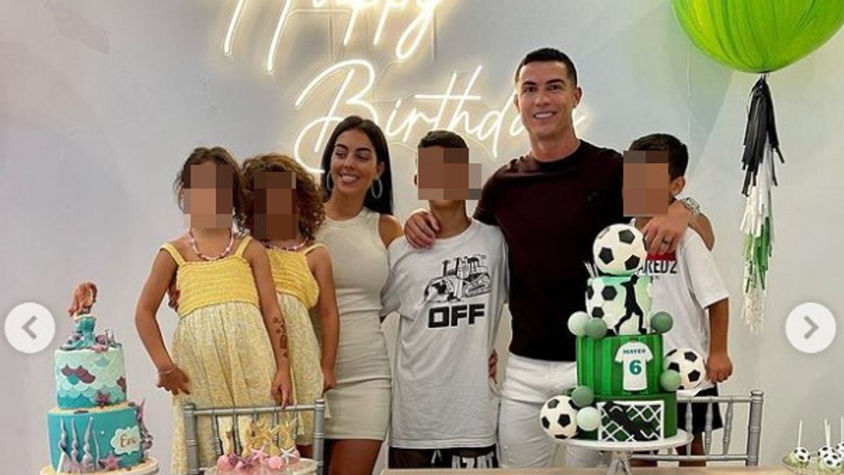 I gemelli di Ronaldo e Georgina Rodriguez compiono gli anni