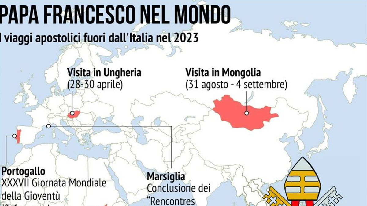 Prossimi Viaggi Di Papa Francesco I viaggi di Papa Francesco nel 2023