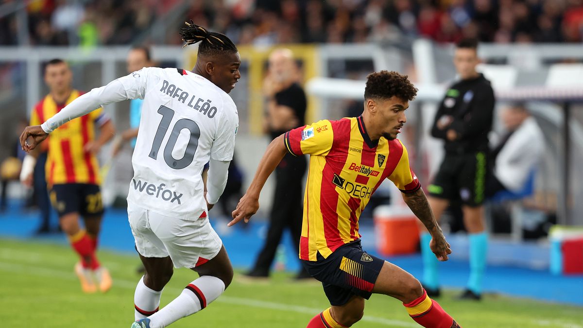 Il Milan si butta via nel 2° tempo: 2-2 col lecce