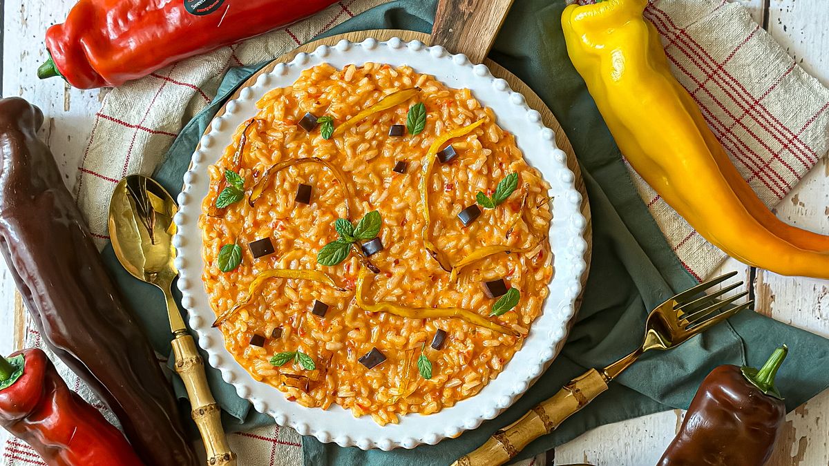 Risotto ai peperoni