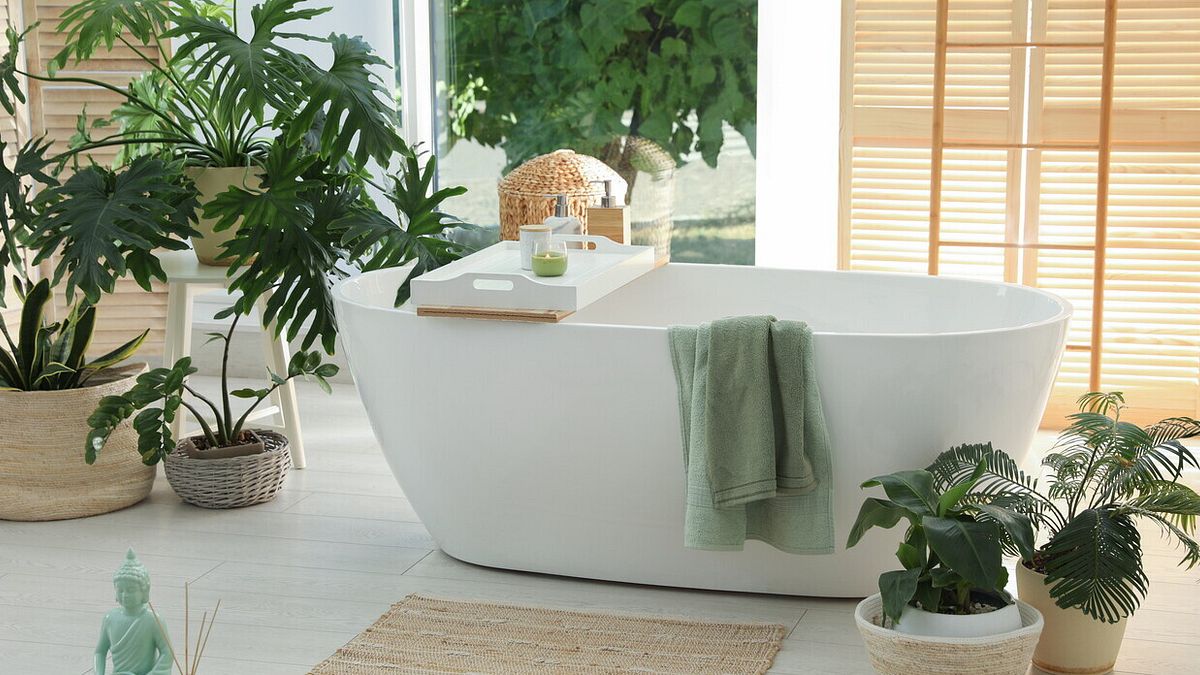 Banyo dekorasyonu: Kendinizi yeşilliğe kaptırmanız için beş fikir