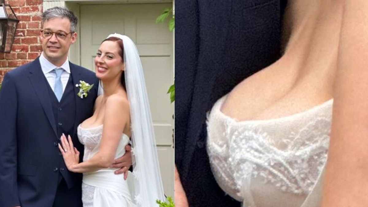 Eva Amurri Evlendi, Ama Göğüs Dekoltesi Eleştiri Yağmuruna Tutuluyor