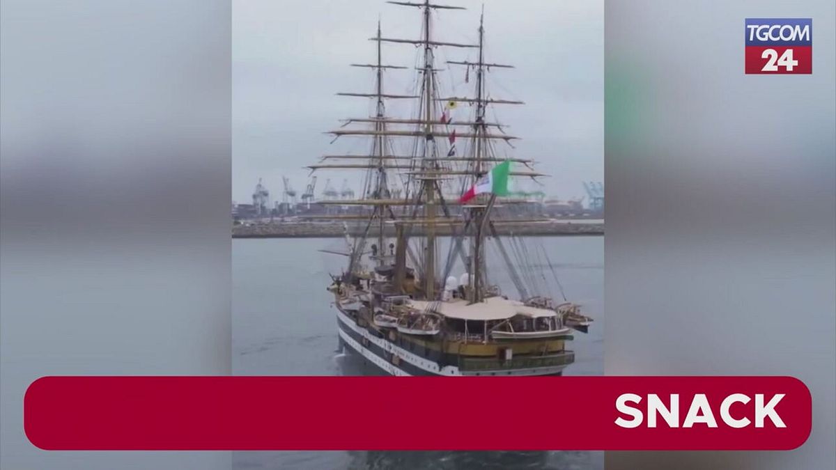 L'Amerigo Vespucci sbarca a Los Angeles