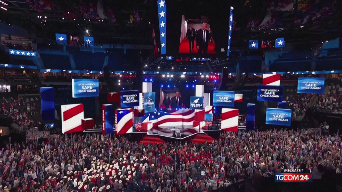 Usa 2024, standing ovation per Trump alla convention repubblicana