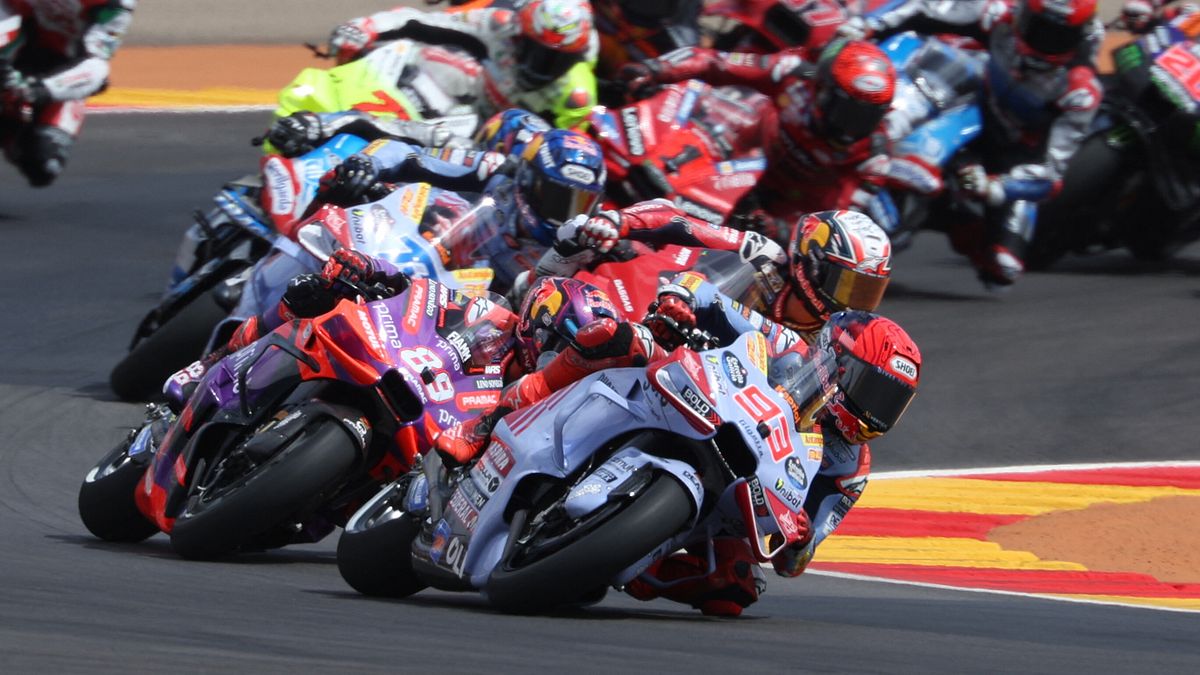 MotoGP Aragon, le immagini di qualifiche e Sprint Race
