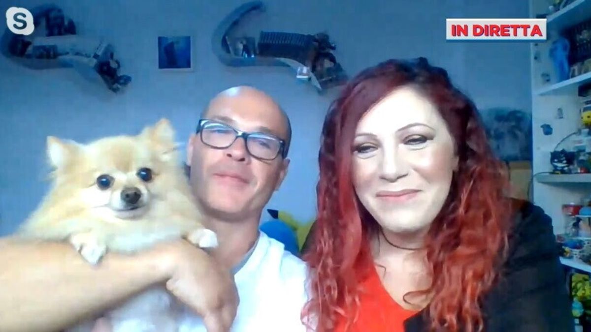 Engelli bir kızdan çalınan köpek Acerra (Napoli) evine dönüyor
