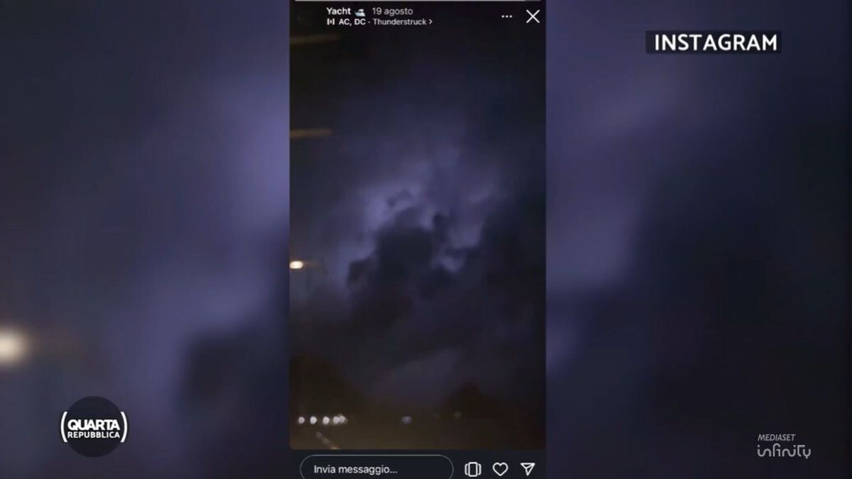 Bayesian, il filmato girato dal profilo di uno dei marinai a bordo