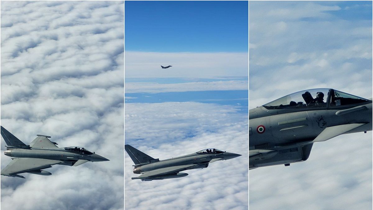 Ucraina, canale russo pubblica foto di jet italiani su Kaliningrad