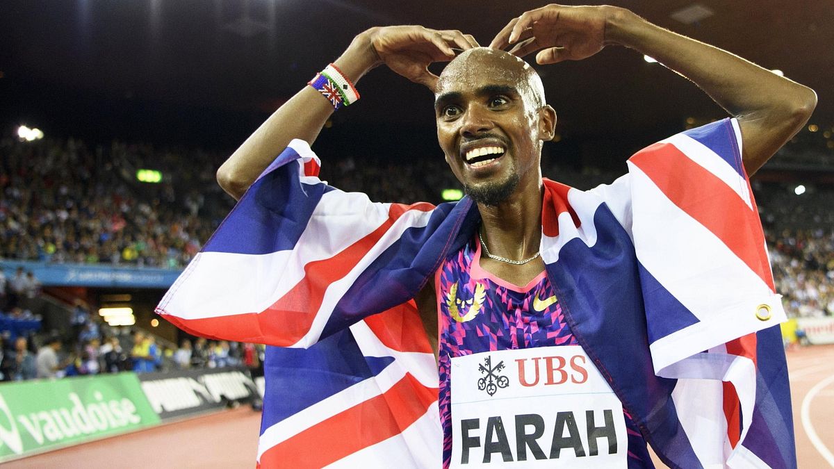 Portano via il cellulare al campione olimpionico di mezzofondo Mo Farah, li insegue e lo riprende