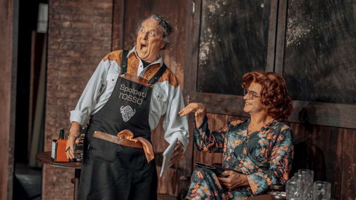 Enzo Iacchetti ve Paolo Conticini “Tootsie” müzikalinde Manzoni'de