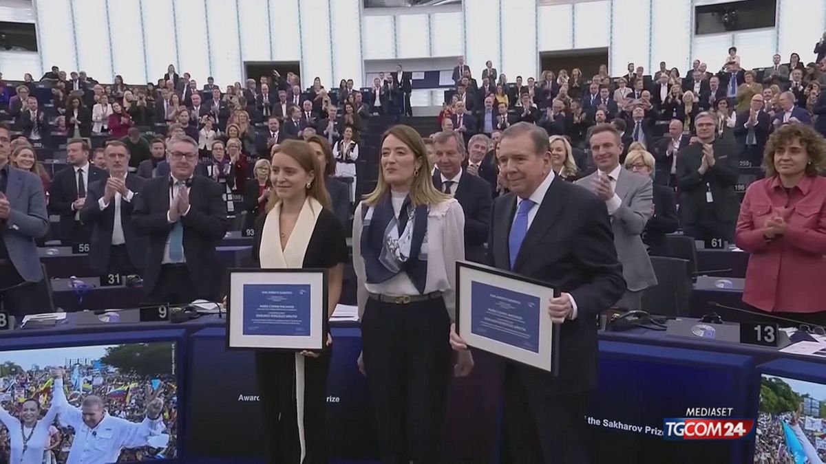 Sakharov Ödülü 2024 Venezuelalı María Corina Machado ve Edmundo González Urrutia'ya verildi