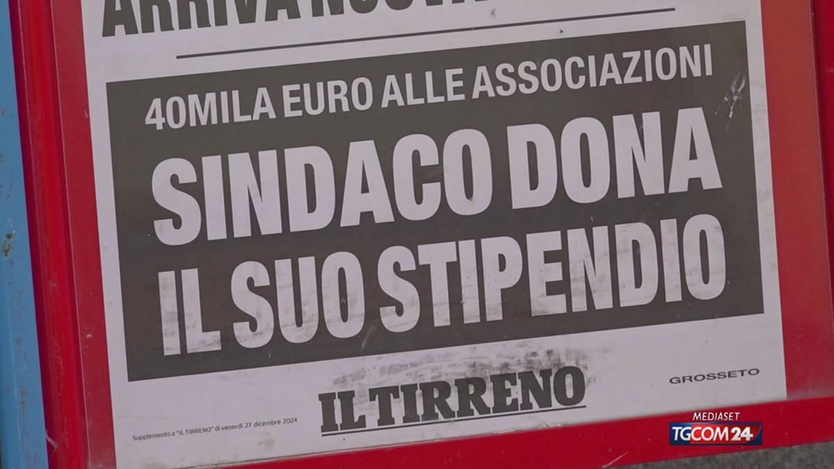 Grosseto Belediye Başkanı tüm ödeneklerini kasabanın derneklerine bağışladı