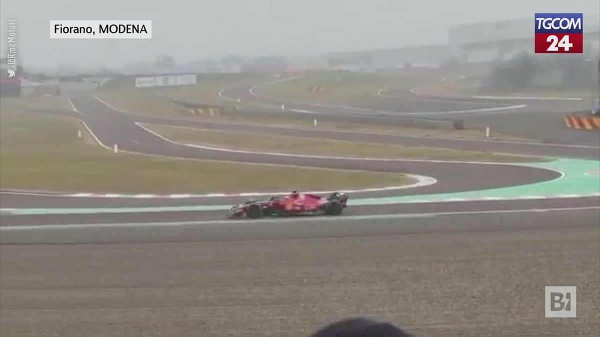 Fiorano'daki taraftar kalabalığı