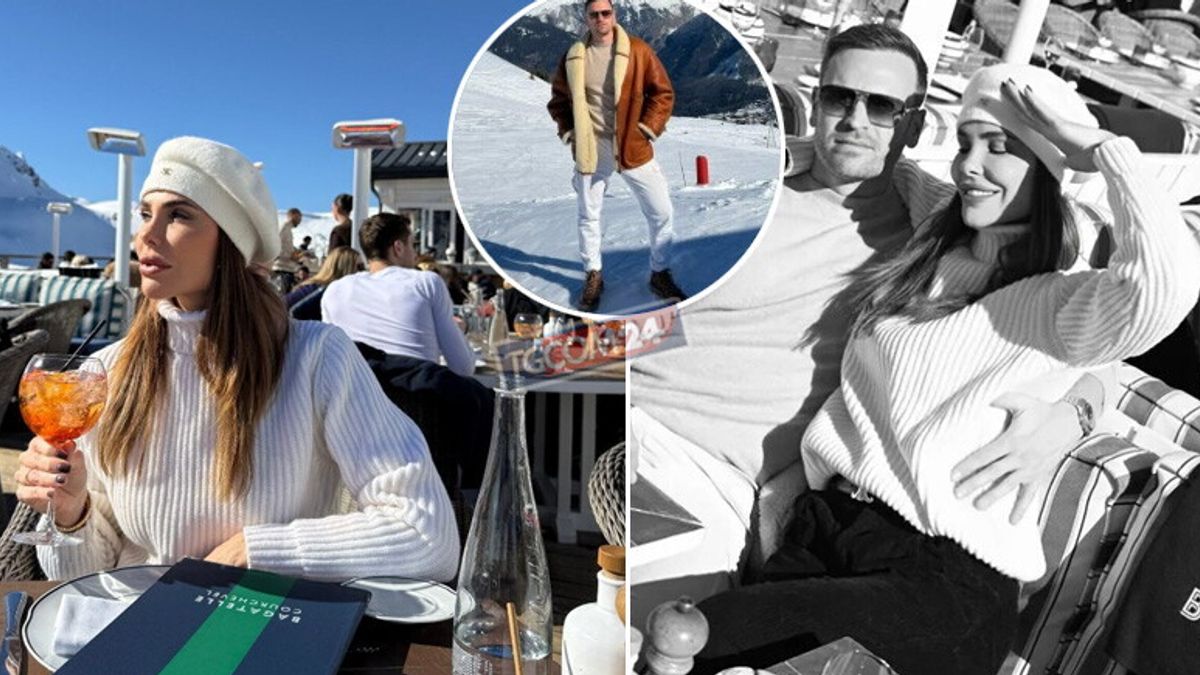 Courchevel'de Ilany Blasi, Bastian Muller ile Kar Tatili