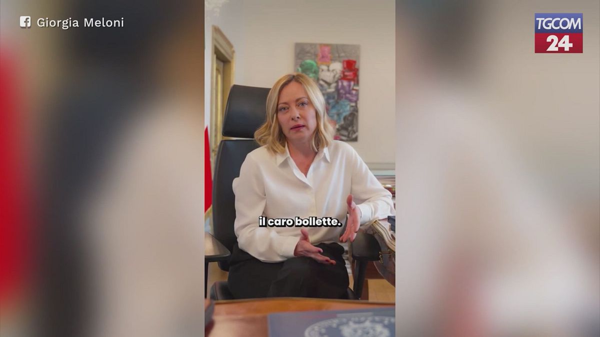 Sevgili Bollette, Meloni ailelere ve işletmelere yardımı açıklıyor