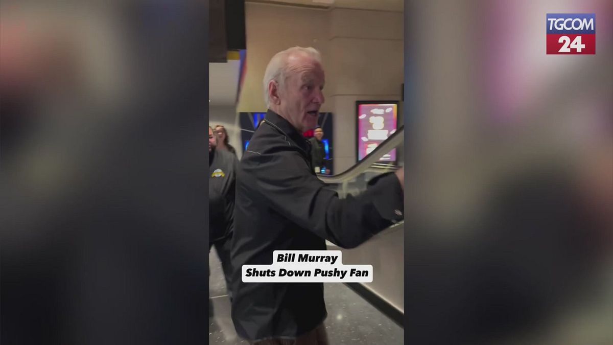 Bill Murray bir hayranla öfkeli
