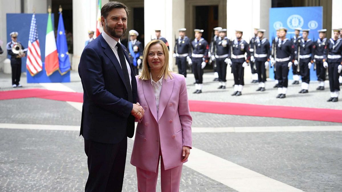ABD, Başkan Yardımcısı Vance Roma'da Meloni ile buluşuyor