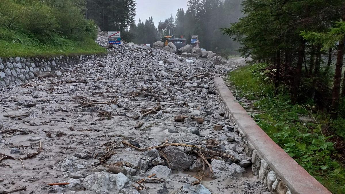 Varesotto'da kötü hava, heyelan ve sel