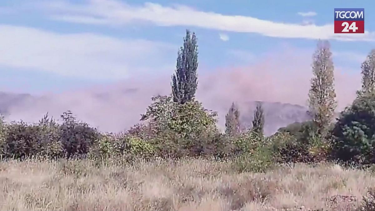 argentina terremoto di magnitudo 5 8   i crolli sulle colline