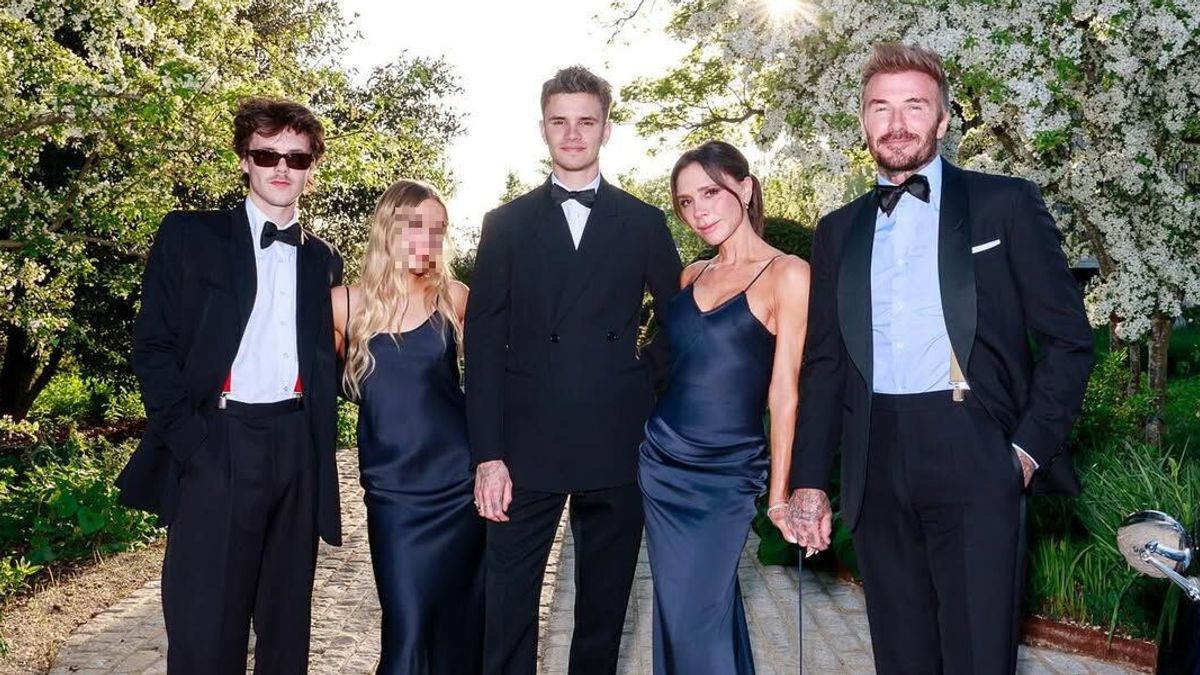 david beckham festeggia di nuovo i 50 anni con la famiglia