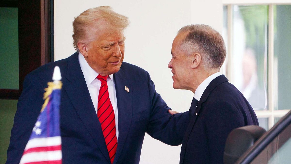 trump incontra il premier mark carney alla casa bianca    amo il canada vorrei siglare un nuovo accordo commerciale 