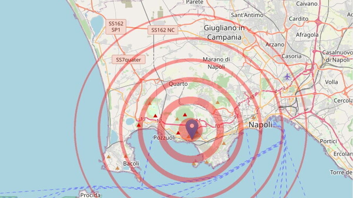 Napoli, ancora scosse nei Campi Flegrei: diversi terremoti, il più importante con magnitudo 3.1