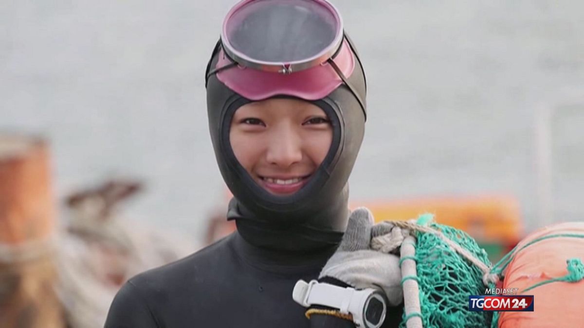In Corea le donne capaci di immergersi a 17 metri senza bombole