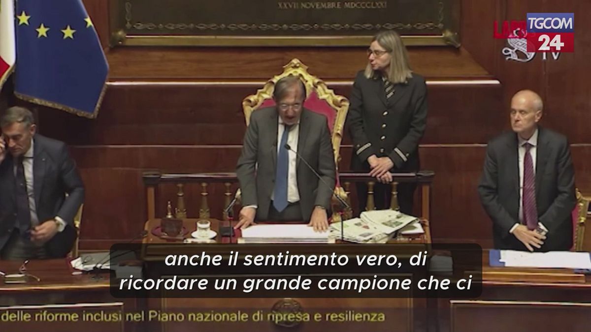 Nino Benvenuti, il minuto di silenzio al Senato