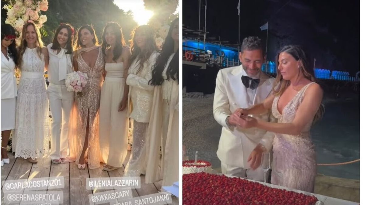 Claudia Ruffo, Capri'de Rocco Pierri ile aktrisin düğünü