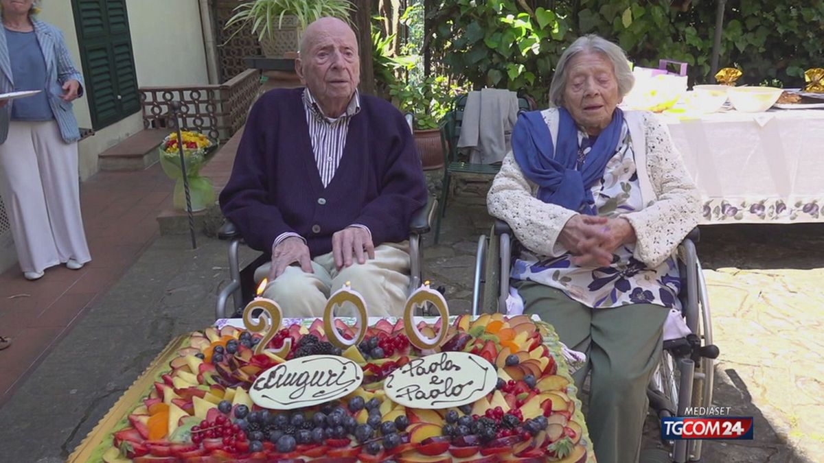 Firenze, Paolo e Paola compiono 100 anni: "Siamo sempre stati insieme"