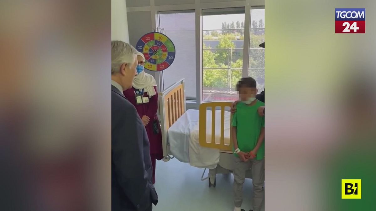 Il bambino palestinese curato a Roma incontra Tajani: "Grazie Italia"