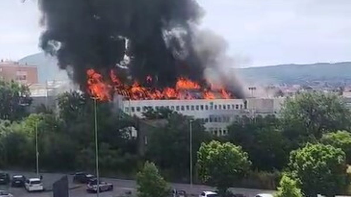 Viterbo, maxi incendio all