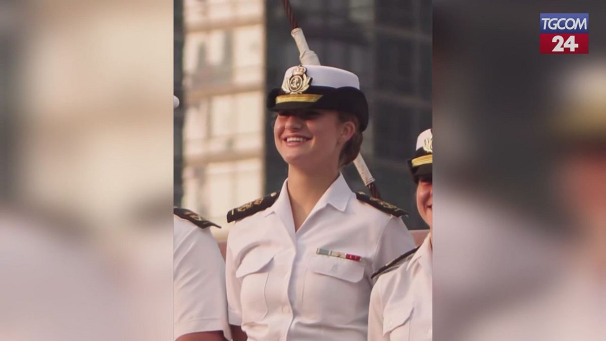 new york con l arrivo nella grande mela termina il viaggio di addestramento della principessa leonor