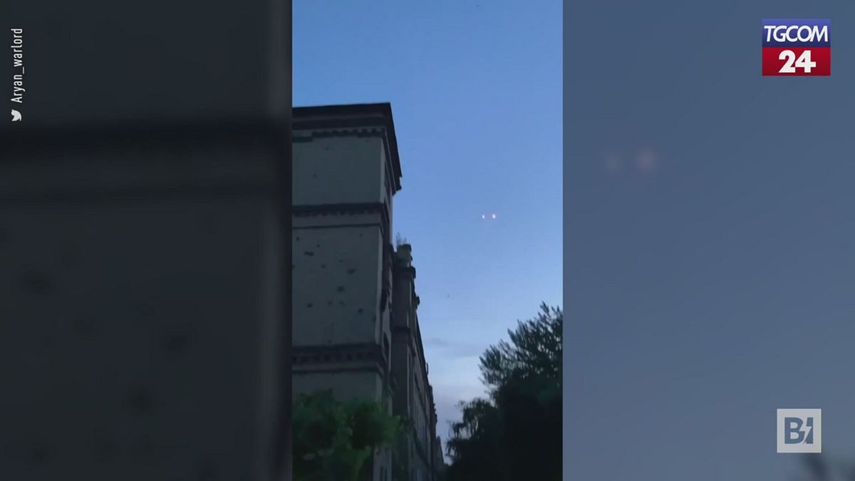 l attacco dei russi su lutsk filmato dai residenti