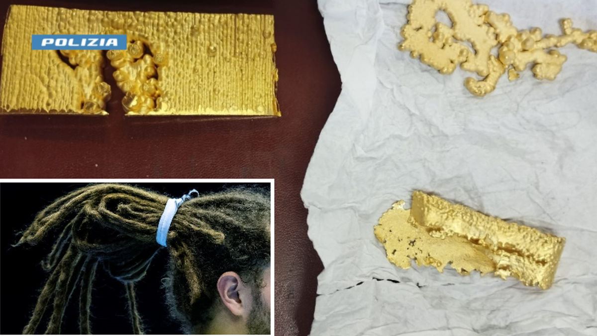 milano rubava oro nascondendolo nei capelli indagato un 38enne