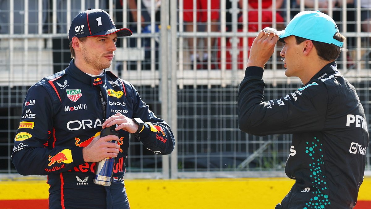 Russell: "Attento Max, ho tanti punti sulla patente!". Verstappen: "Ci vediamo in gara"