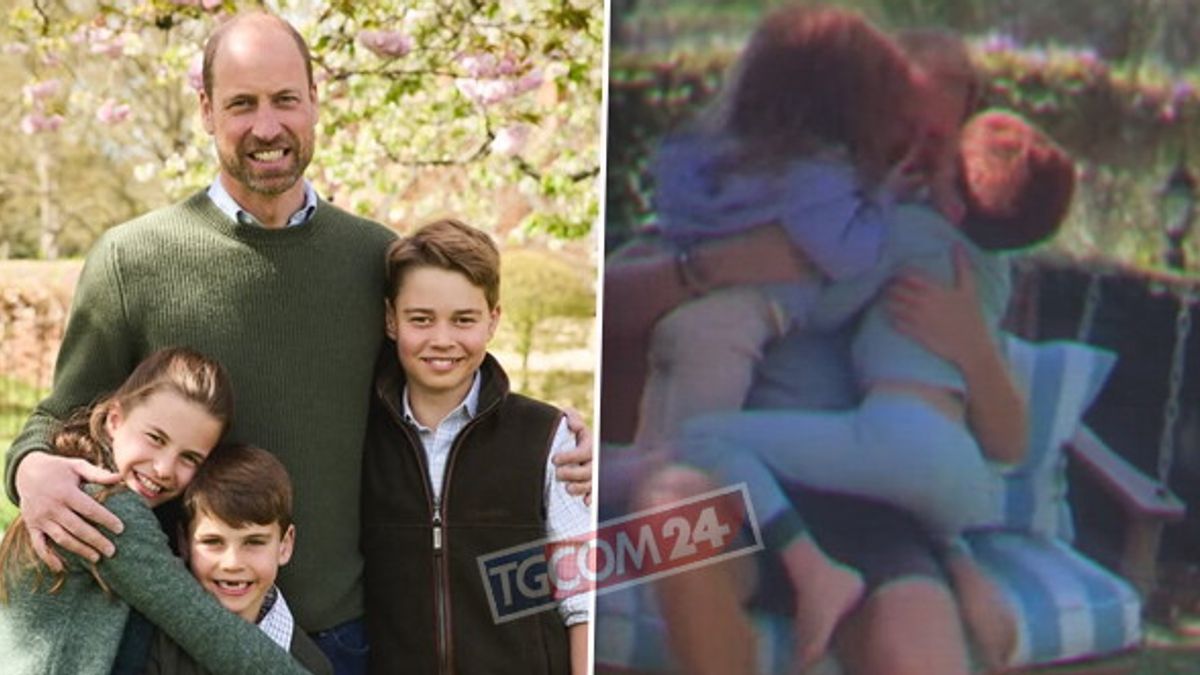Il principe William pubblica foto per la festa del papà e Meghan un video di Harry con i figli