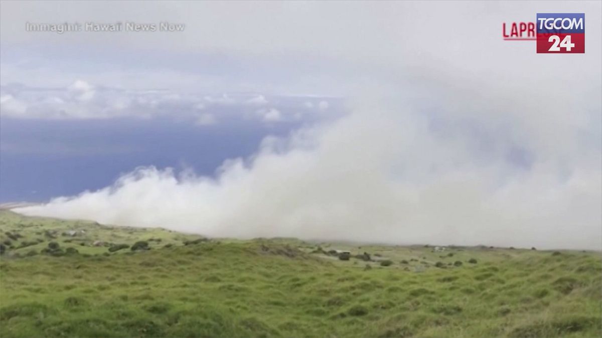 hawaii incendio sull isola di maui evacuate almeno 50 persone