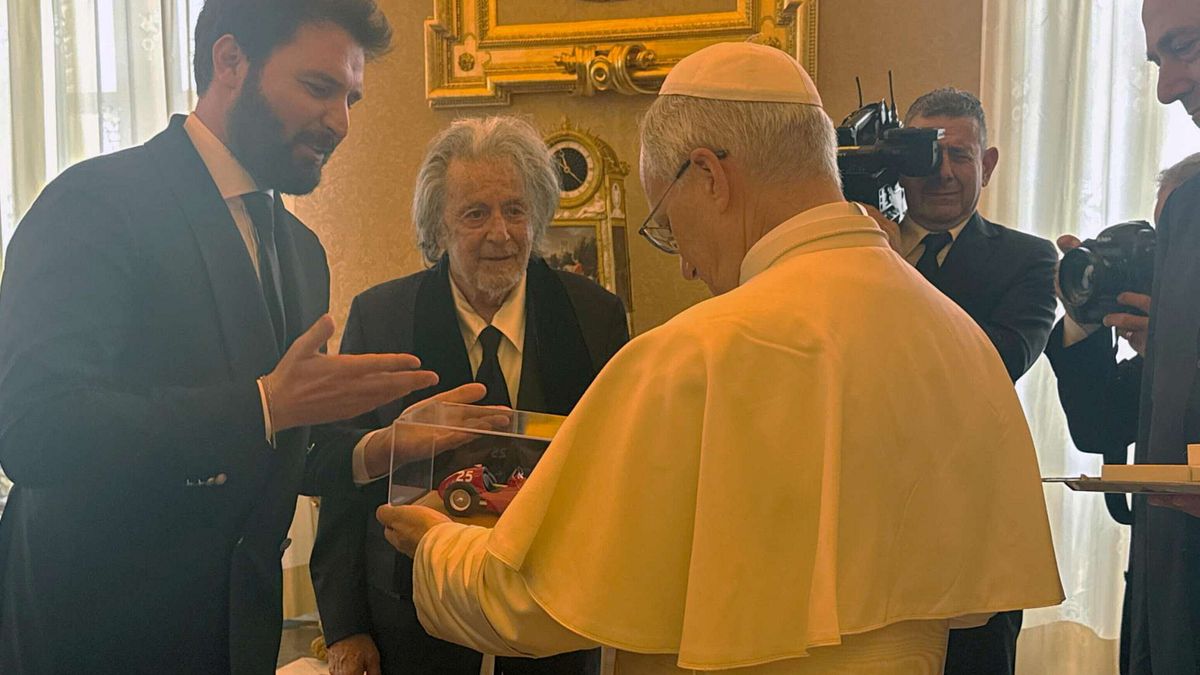 Al Pacino Papa Leone XIV ile tanıştı