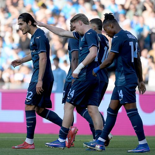 Napoli Lazio azione di gioco