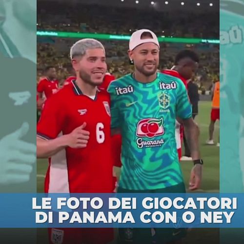 Brasile-Panama: Neymar infortunato è la star per i panamensi