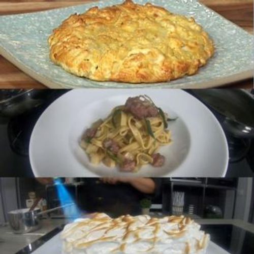 Menù di Pasquetta: Torta salata, Tagliatelle e Torta gelato