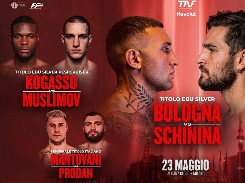 Boxe, sabato 23 su Mediaset c’è TAF 13: il più grande show in Italia