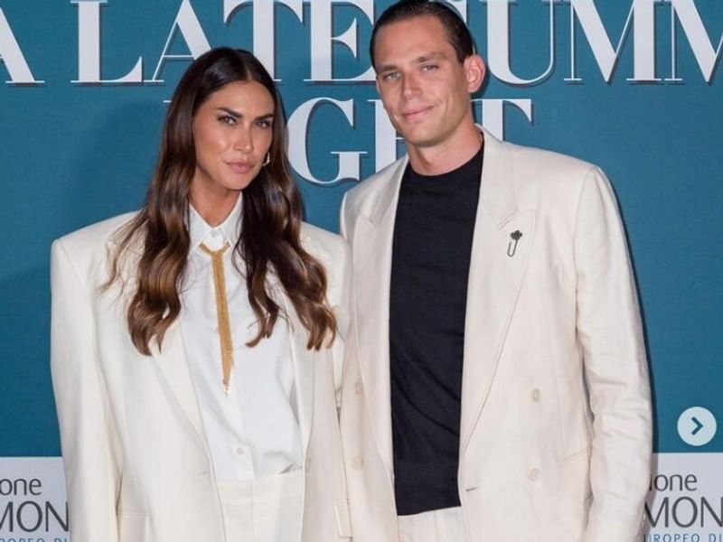 Melissa Satta e Carlo Gussalli Beretta sul red carpet in coppia