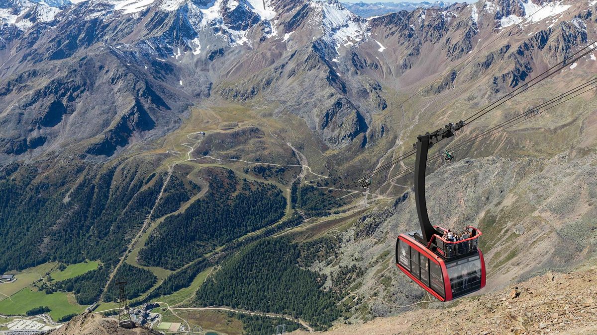  Gletscherseilbahn: la funivia Cabrio Foto: Natdesign  © Ufficio stampa