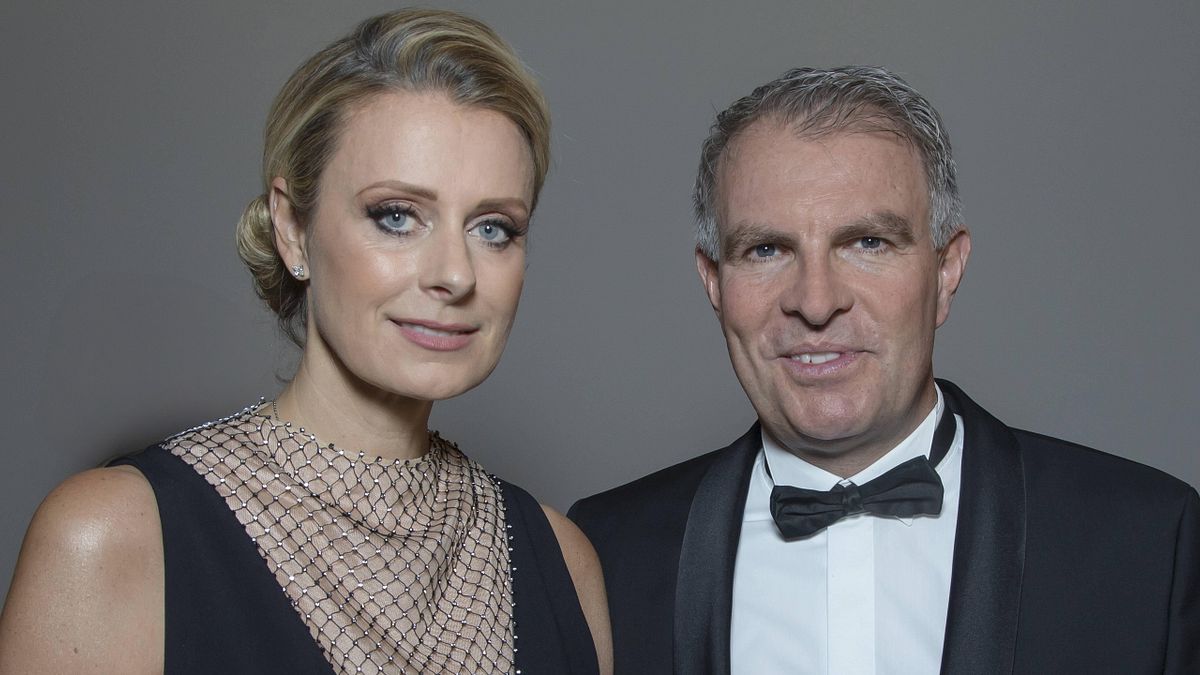 Vivian Spohr con il marito, il CEO di Lufthansa © Italy Photo Press