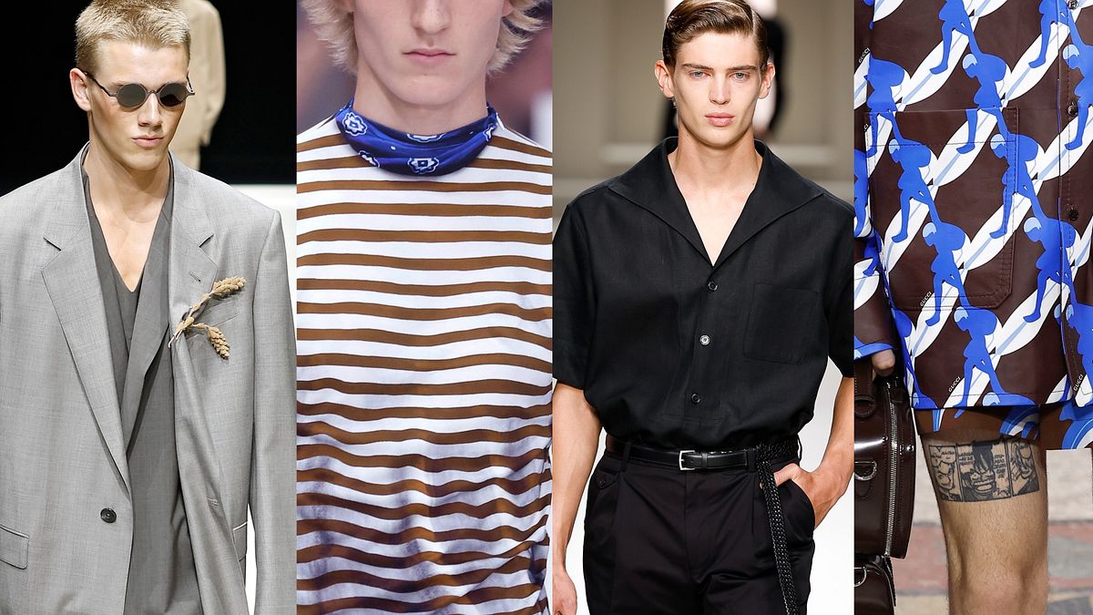 Alcuni trend nei look estate 2025 dalle sfilate di Emporio Armani, Prada, Dolce&Gabbana, Gucci © Catwalk Pictures